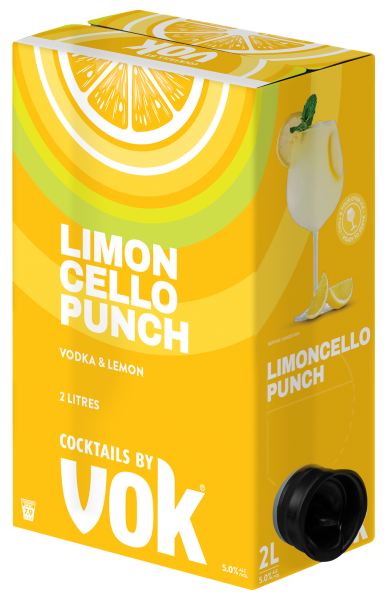 Vok Limoncello Punch Cocktail 2Lt