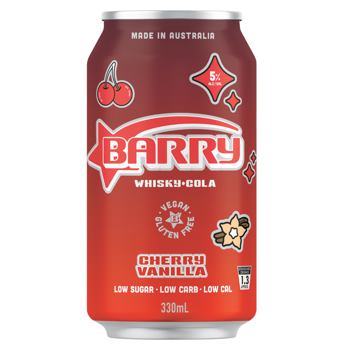 Barry Whiskey Cherry Vanilla Cola 330ml
