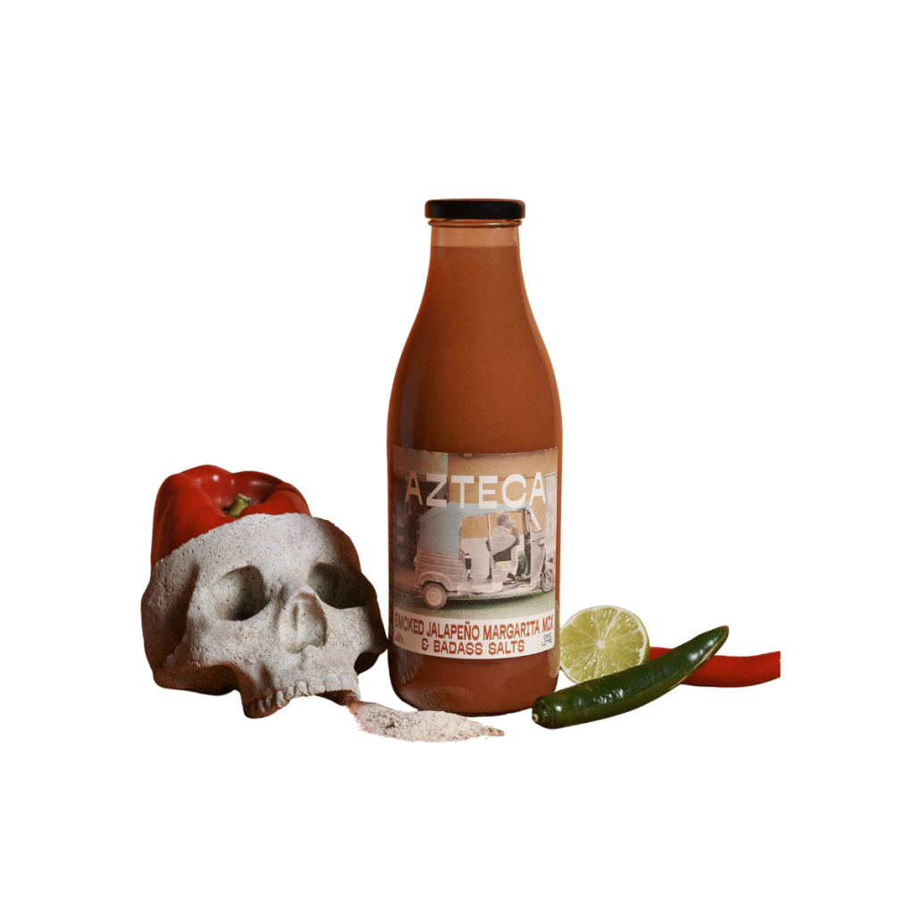 Azteca Smoked Jalapeno Margarita Mix + Badass Salt 1000ml