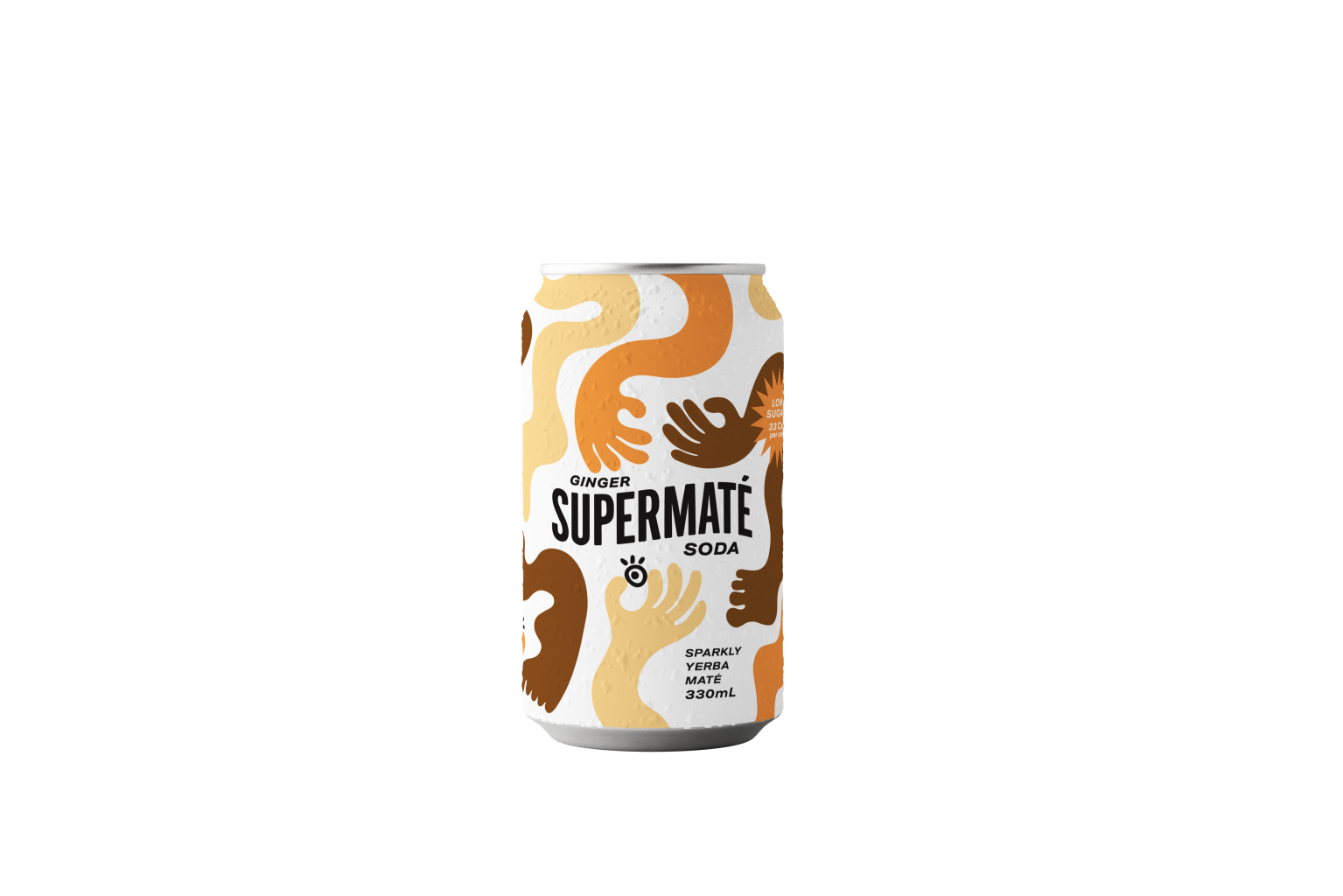 Supermate Soda Ginger Infused Yerba Maté Soda 330ml