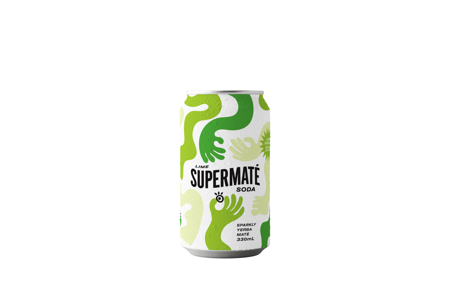 Supermate Soda Lime Infused Yerba Maté Soda 330ml