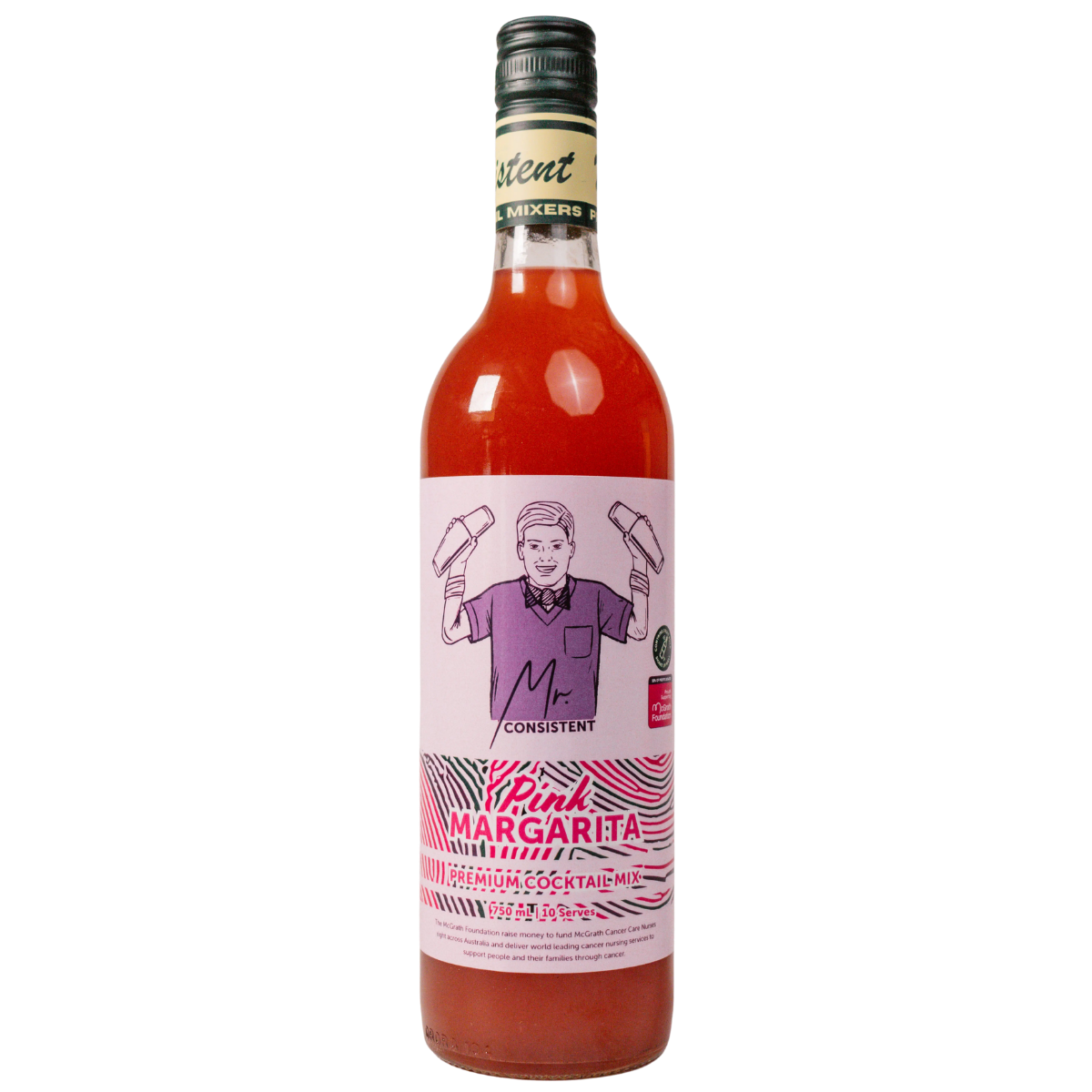Mr Consistent Pink Margarita Mix 750ML