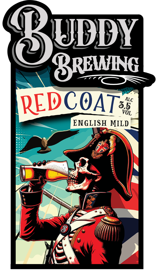 Buddy Brewing The Red Coat English Mild 50Lt