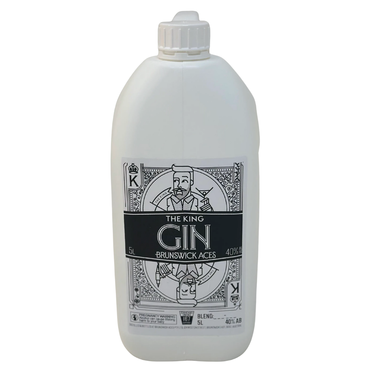 Brunswick Aces King Gin London Dry 5Lt