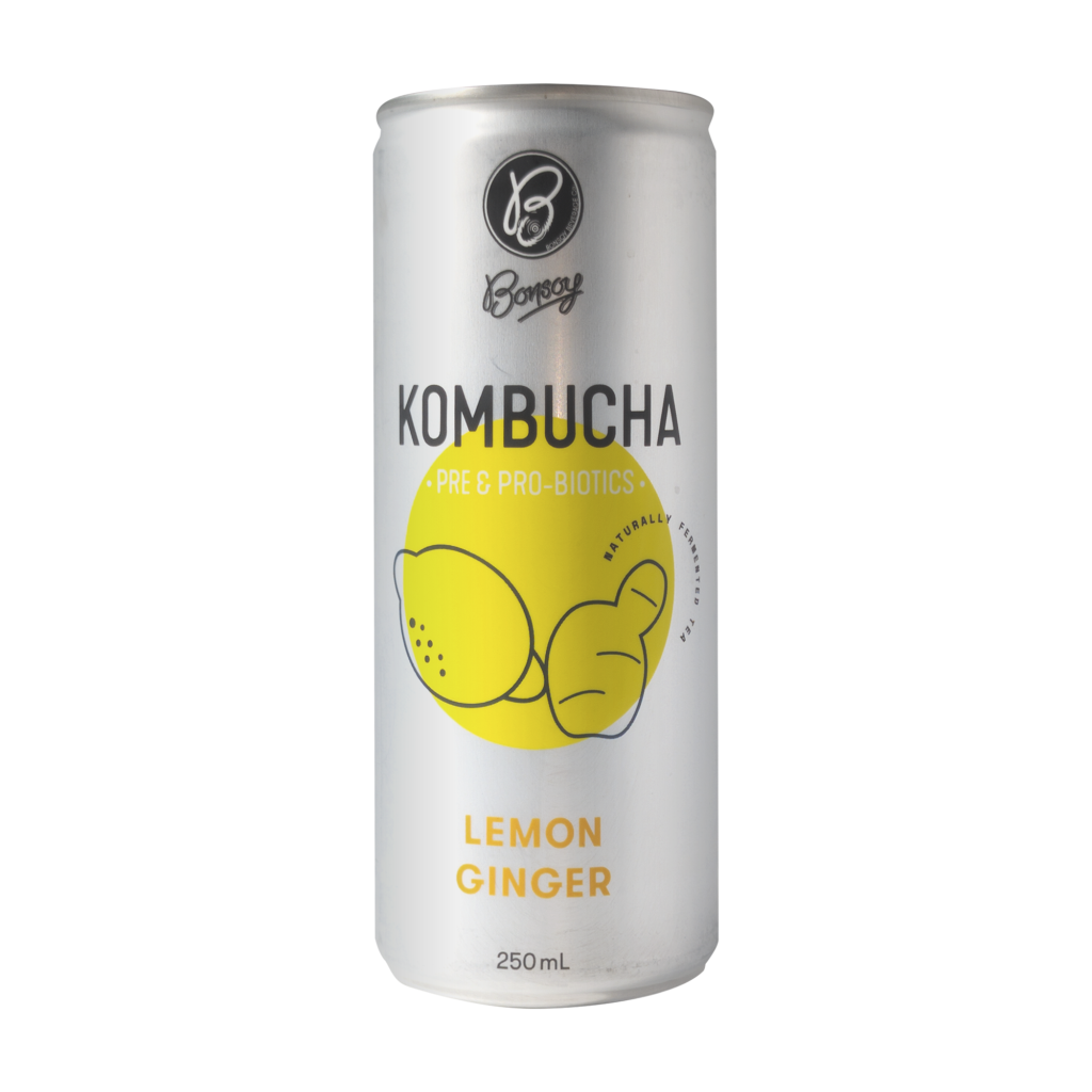 Bonsoy Lemon Ginger Kombucha 250ml