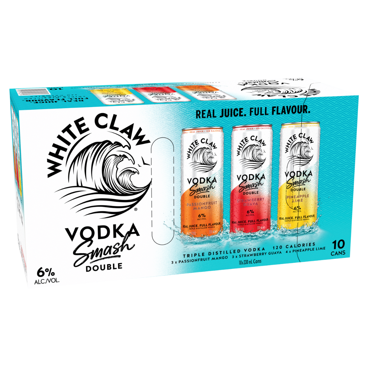 White Claw Vodka Smash Mixed Pack 330ml