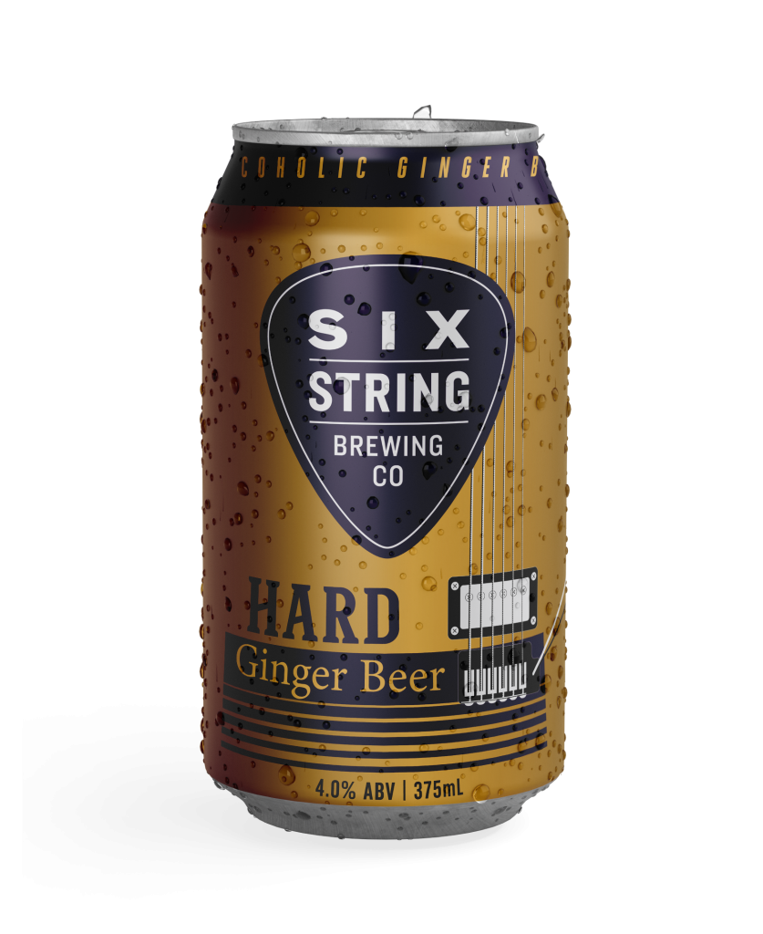 Six String Hard Ginger Beer Cube 375ml