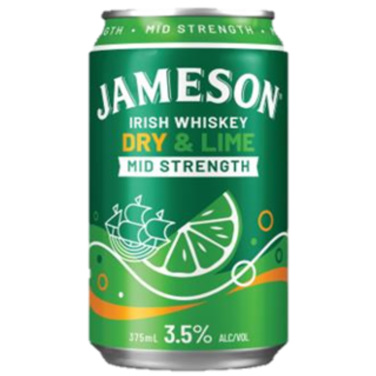 Jameson Dry Lime Midstrength 375ml