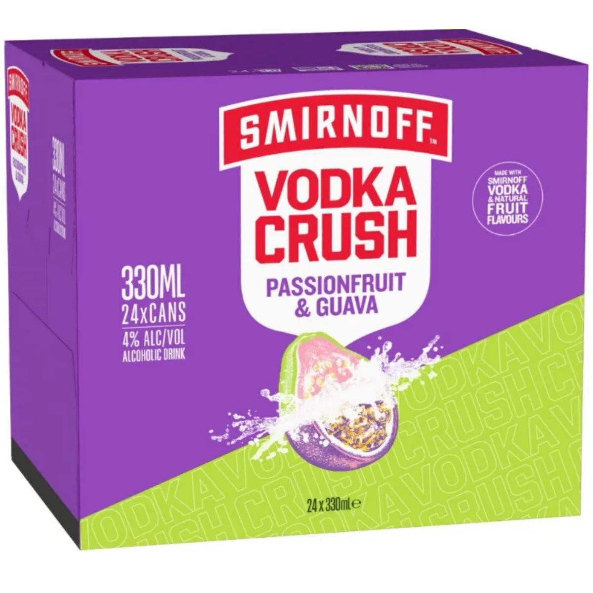 Smirnoff Crush Passionfruit & Guava 330ml