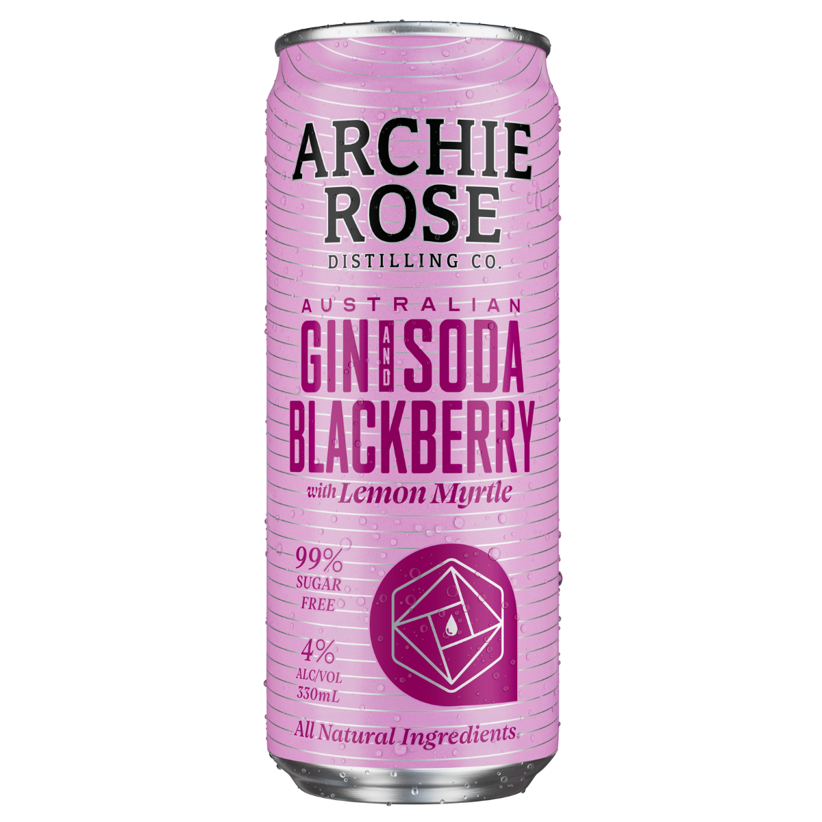 Archie Rose Australian Gin & Soda Blackberry with Lemon Myrtle