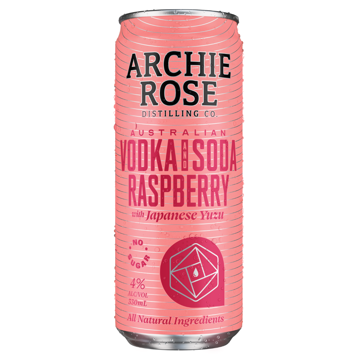 Archie Rose Australian Vodka & Soda Raspberry w/ Japanese Yuzu