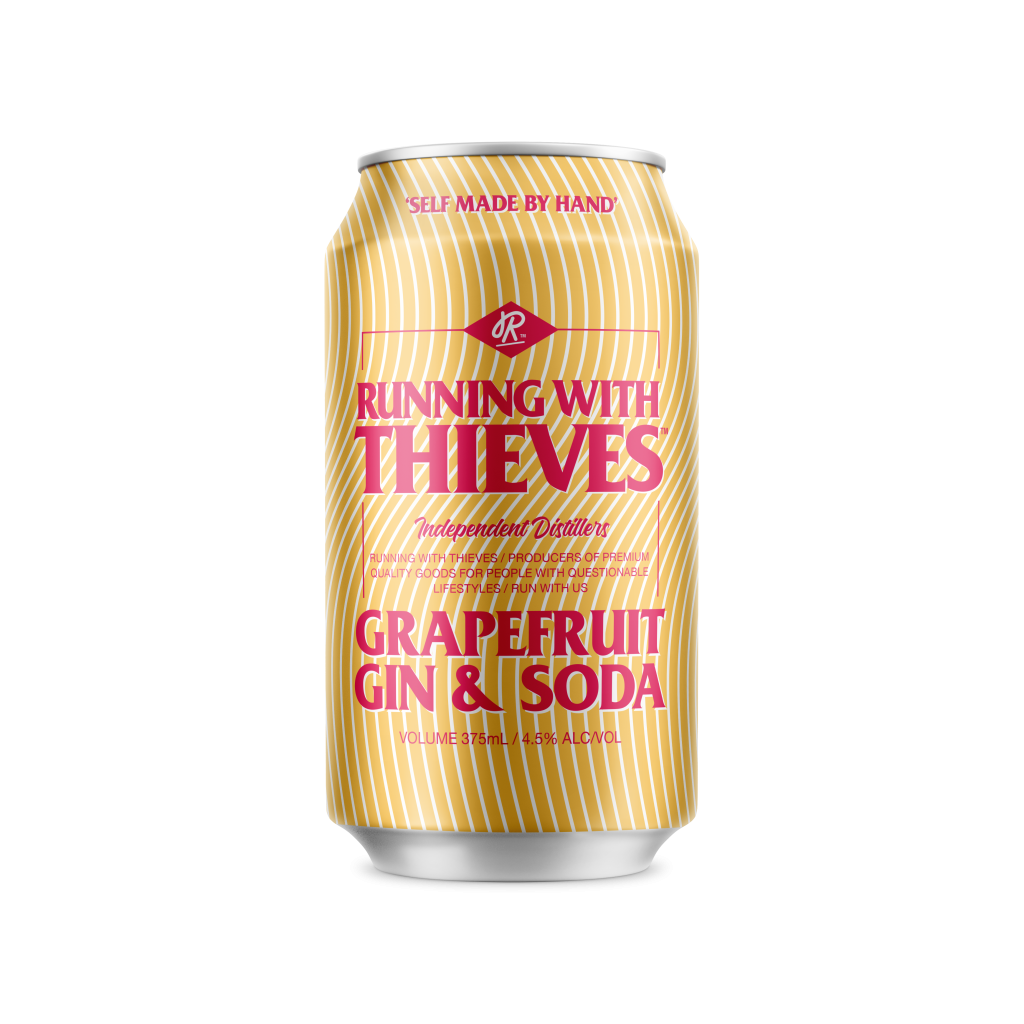 Running With Thieves Graprefruit Gin Soda 375ml