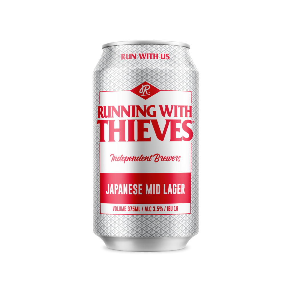 Running With Thieves Japanese Mid Lager 375ml