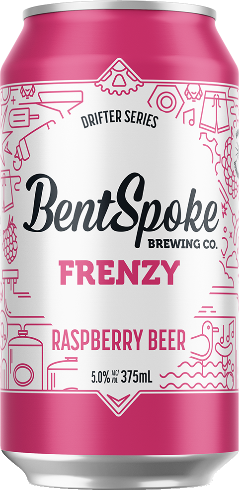 Bentspoke Frenzy Raspberry Beer 375ml