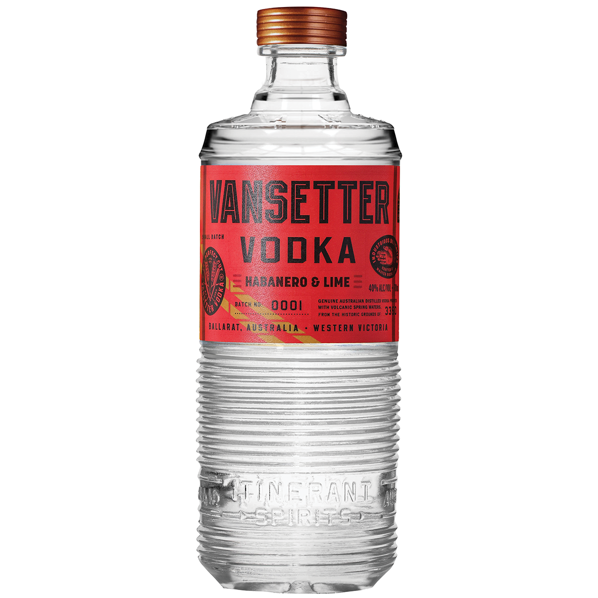 Itinerant Spirits Vansetter Vodka Habenerao & Lime 700ml