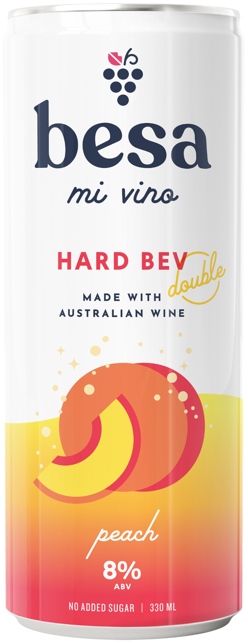 Besa Mi Vino Hard Bev - Peach 330ml