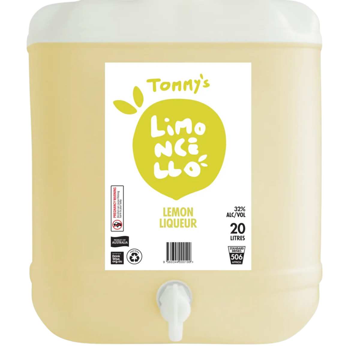 Tommy's Booze Limoncello 20Lt