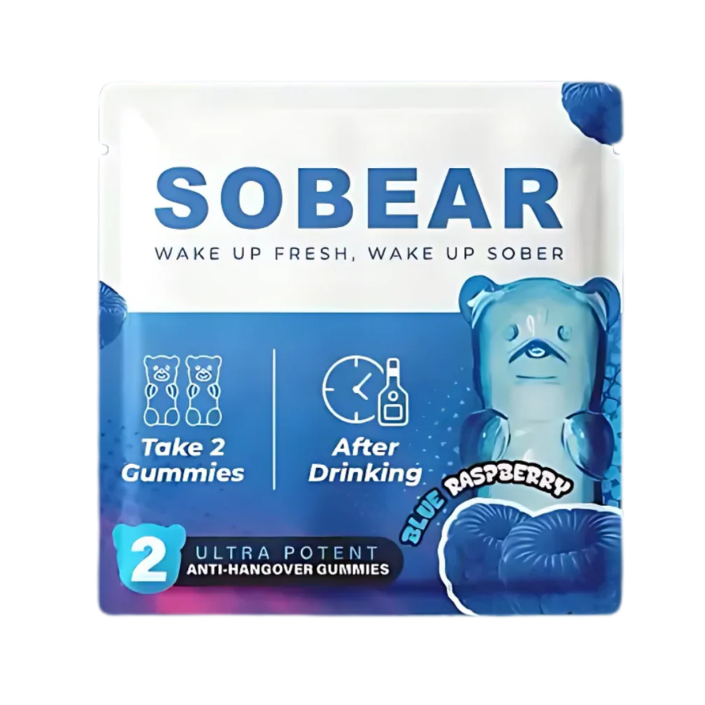 Sobear Anti Hangover Gummies 50 Single Serves