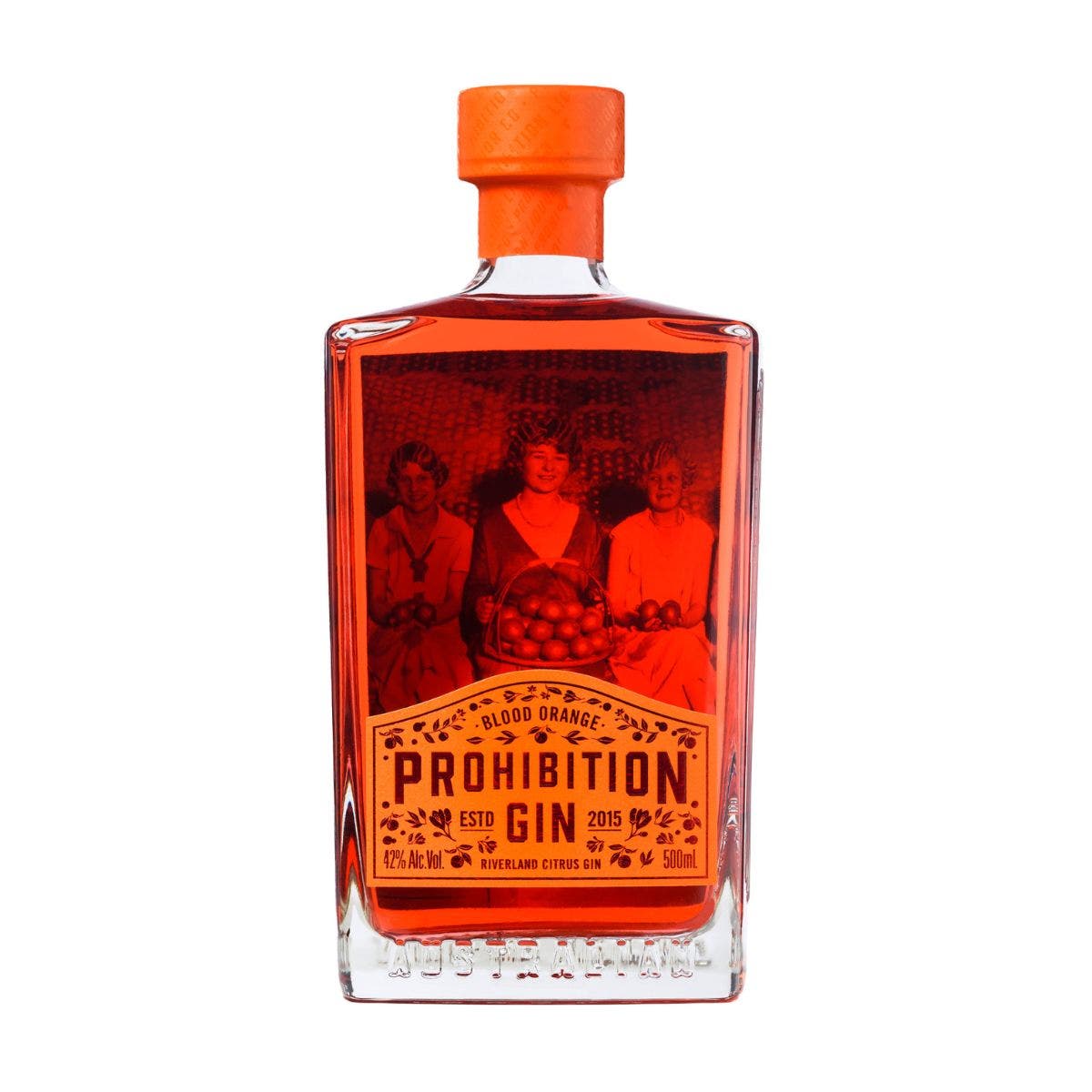 Prohibition Liquor Co Blood Orange Gin 500ml