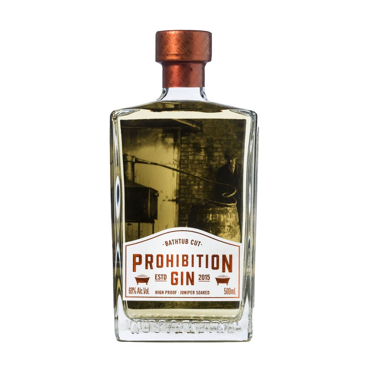 Prohibition Liquor Co Bathtub Cut Gin 500ml