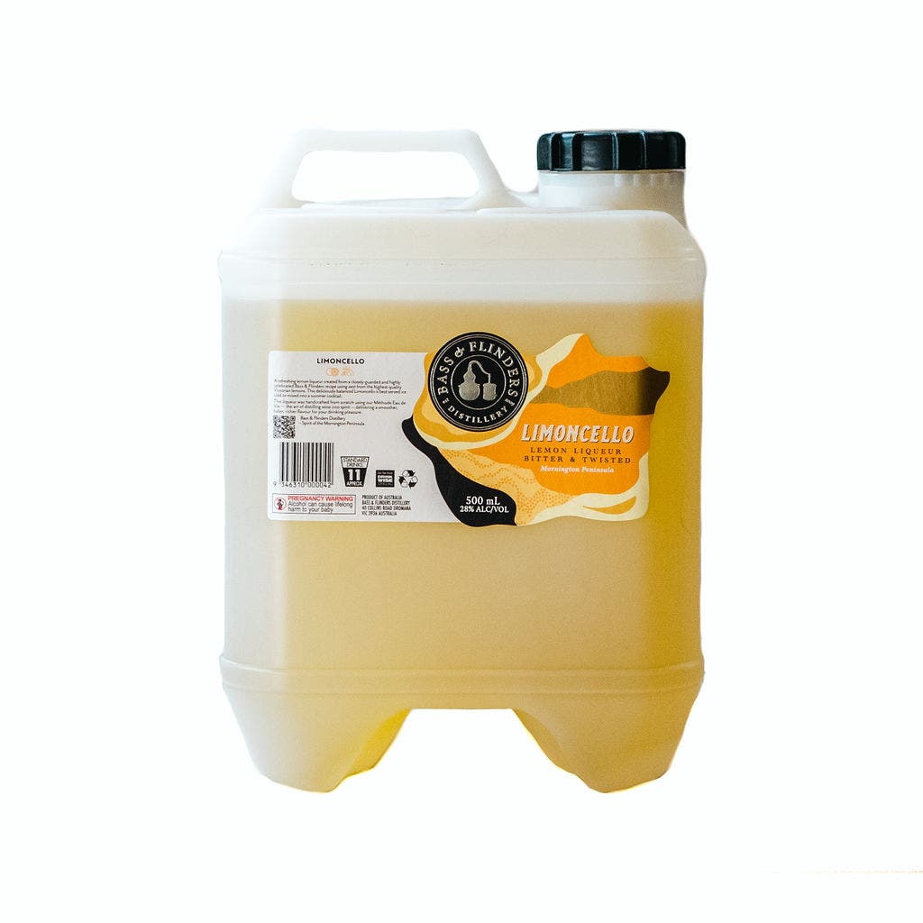 Bass and Flinders Limoncello 5Lt
