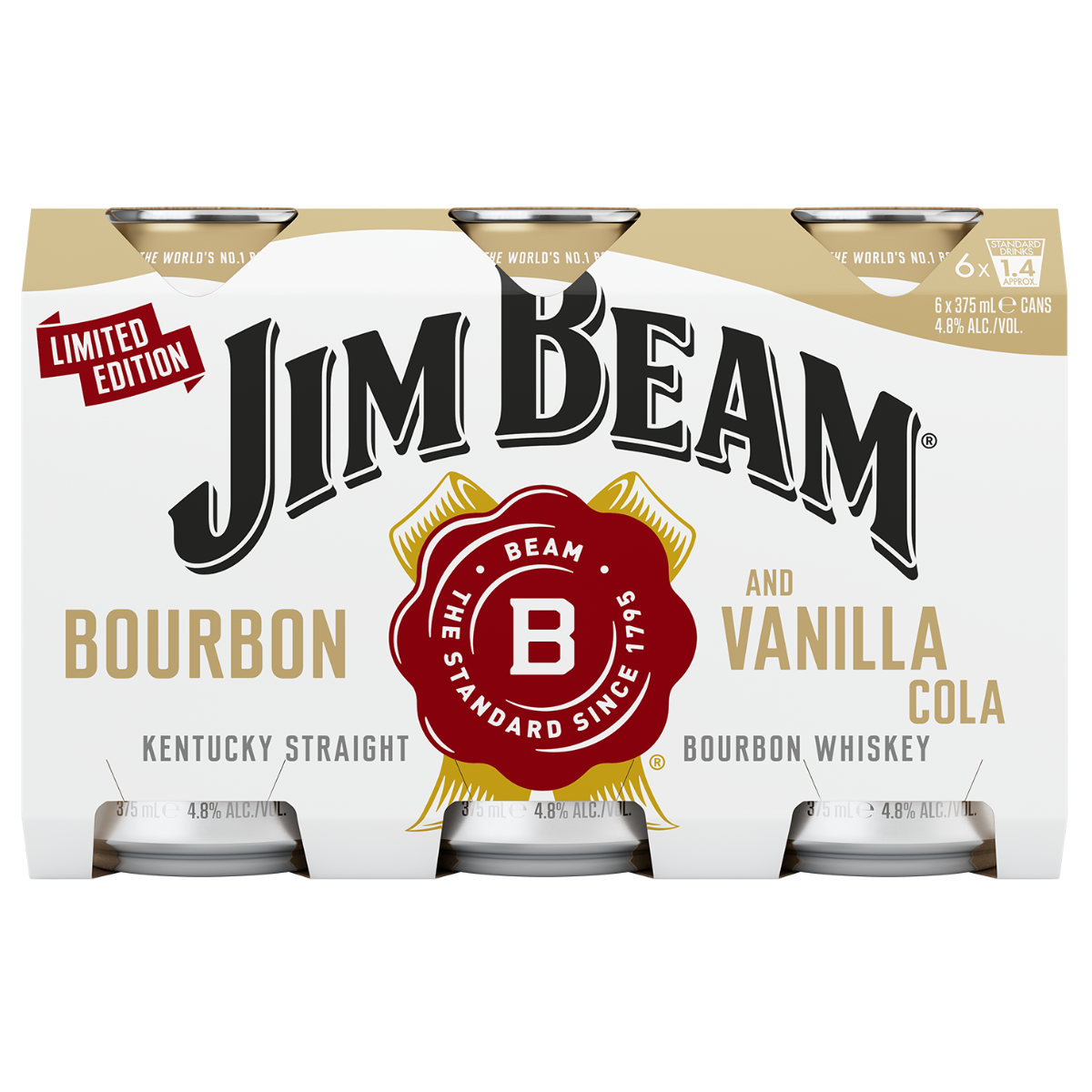 Jim Beam White & Vanilla 375ml
