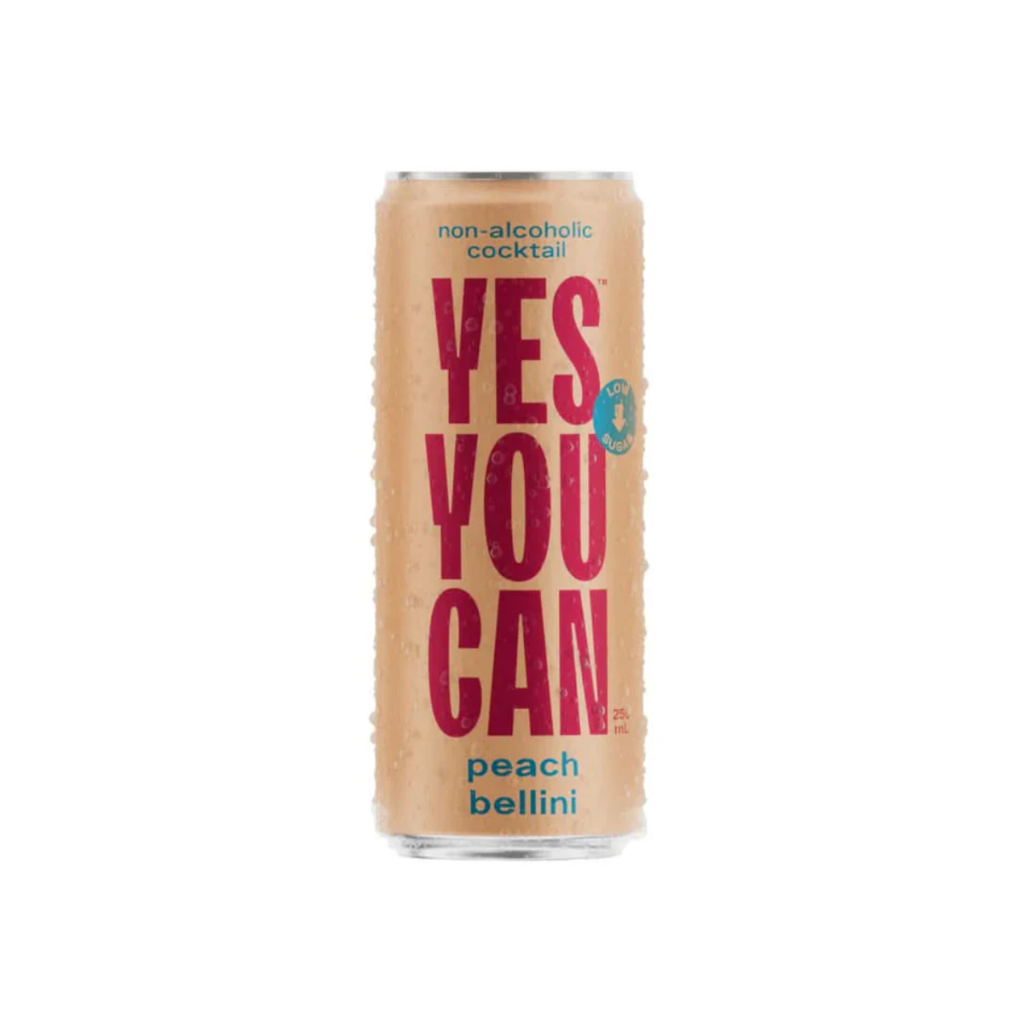 Yes You Can Non-Alcoholic Peach Bellini 250ml