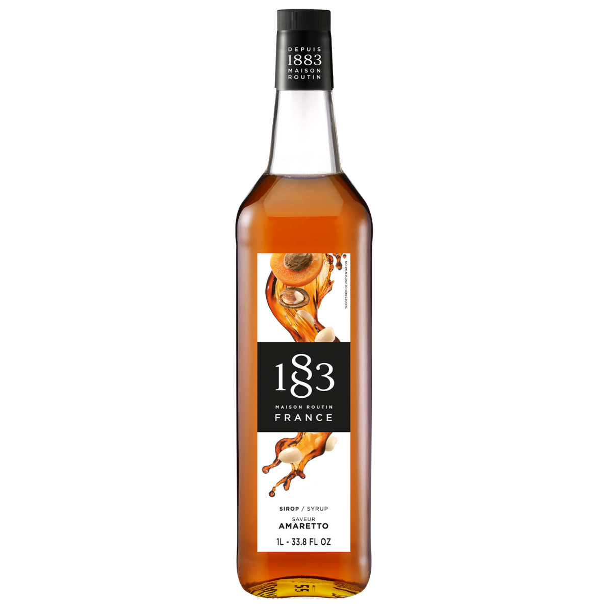 1883 Maison Routin Amaretto Syrup 1Lt