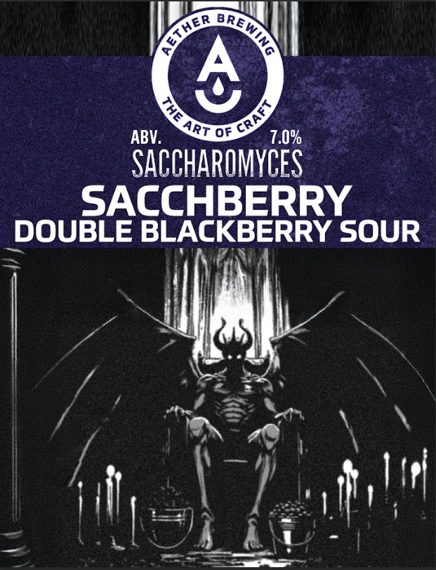 Aether Brewing Sacchberry Double Blackberry Sour 50Lt