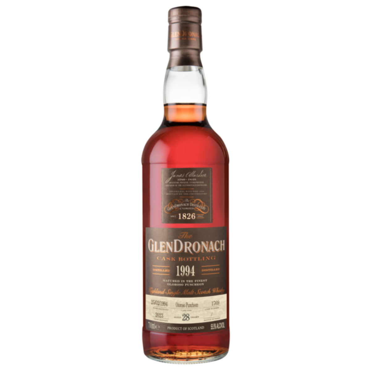 Glendronach 28 Year Old 1994 Cask 1769 700ml