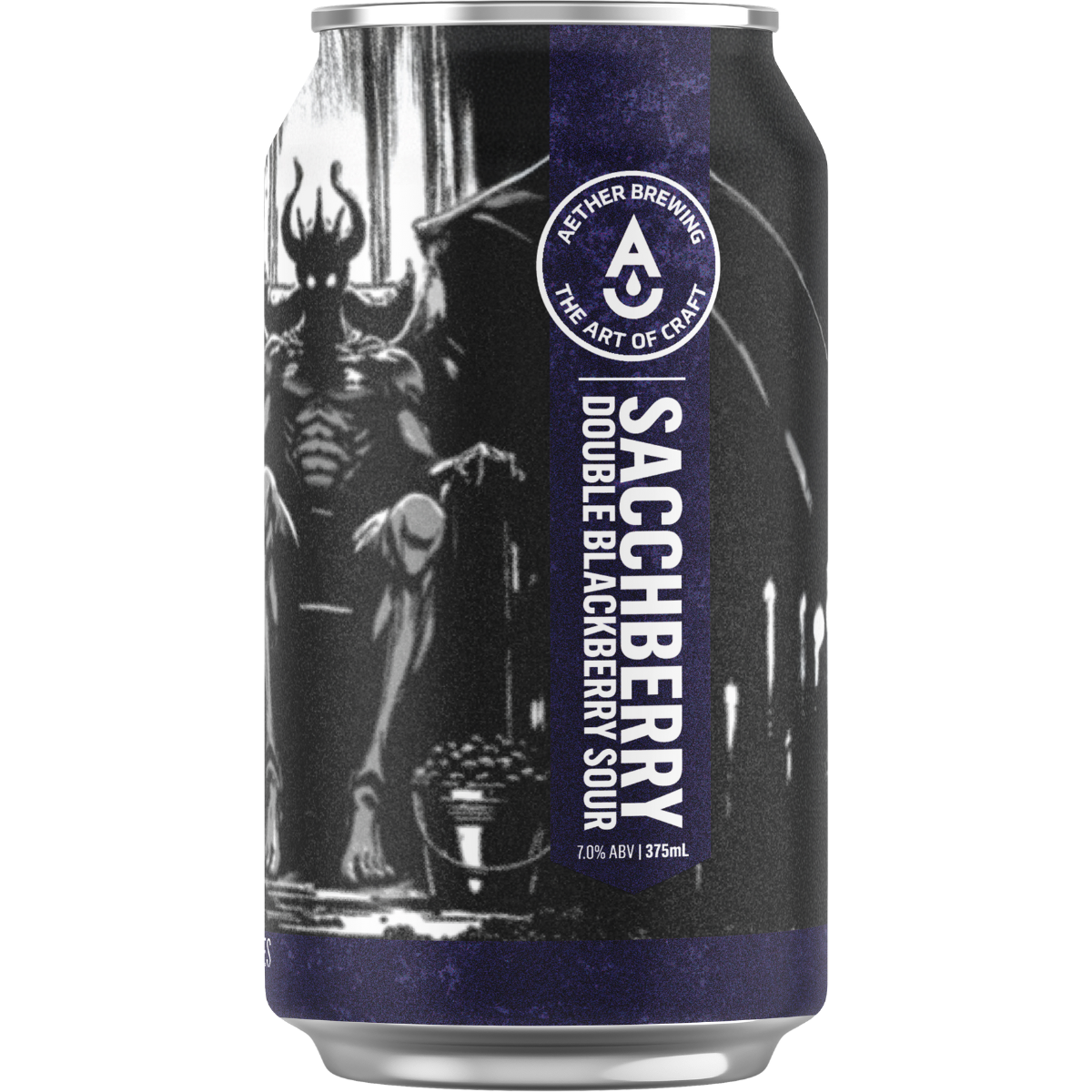 Aether Brewing Sacchberry Double Blackberry Sour 375ml