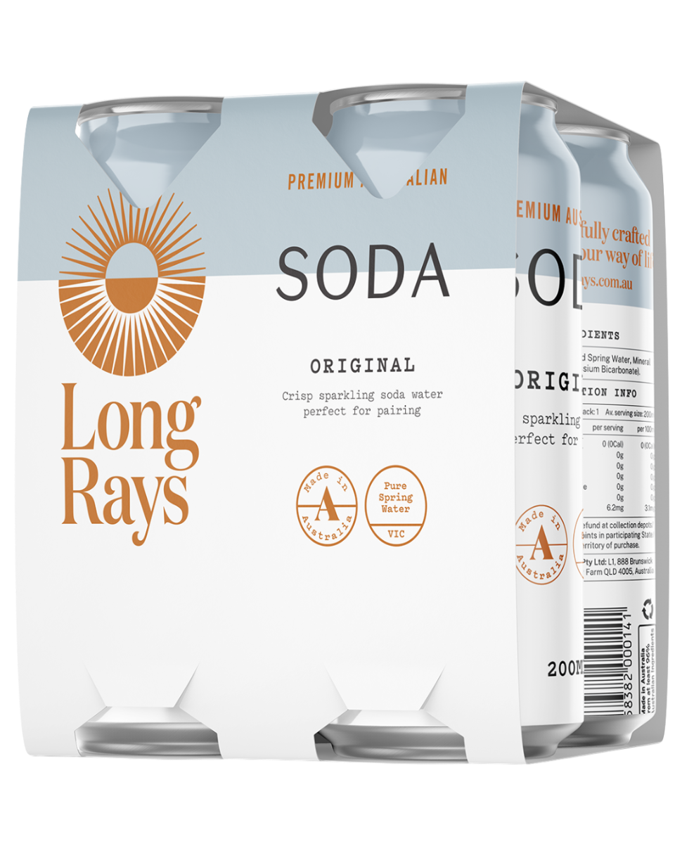 Long Rays Original Soda 4-Pack Wrapped 200ml