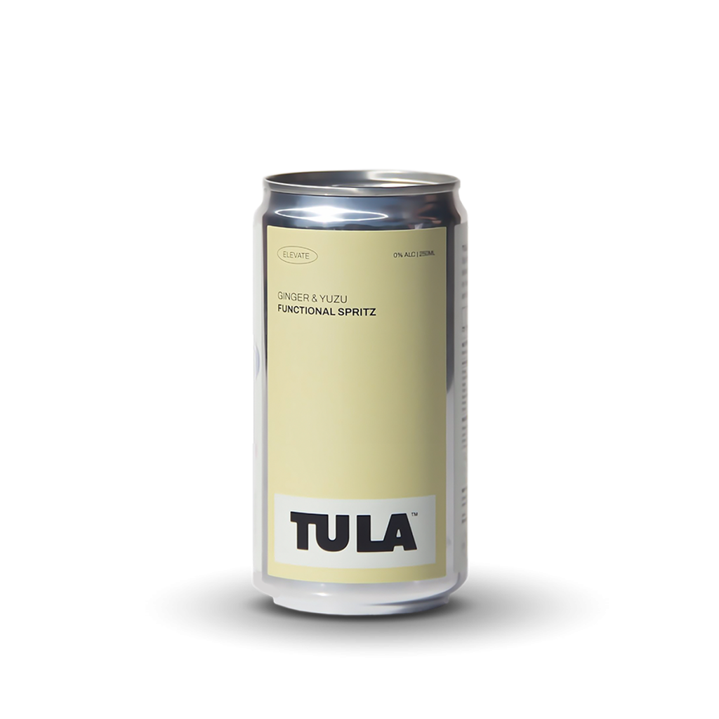 Tula Drinks Elevate - Ginger & Yuzu Functional Spritz - 250ml