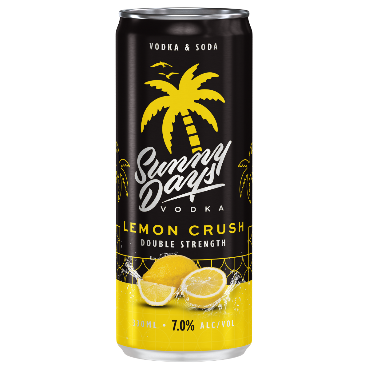 Sunny Days Vodka Lemon Crush 7% 330ml