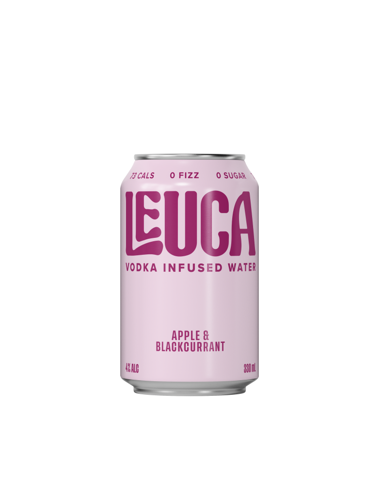 Leuca Vodka Infused Water Apple & Blackcurrant 330ml