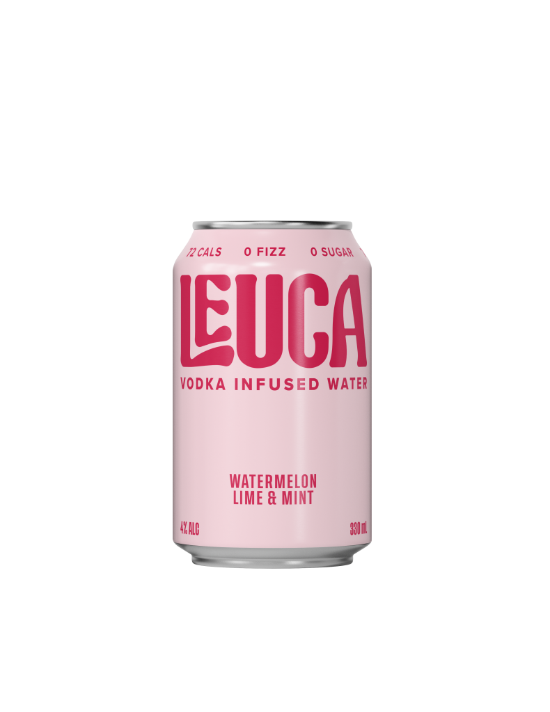 Leuca Vodka Infused Water Watermelon, Lime & Mint 330ml