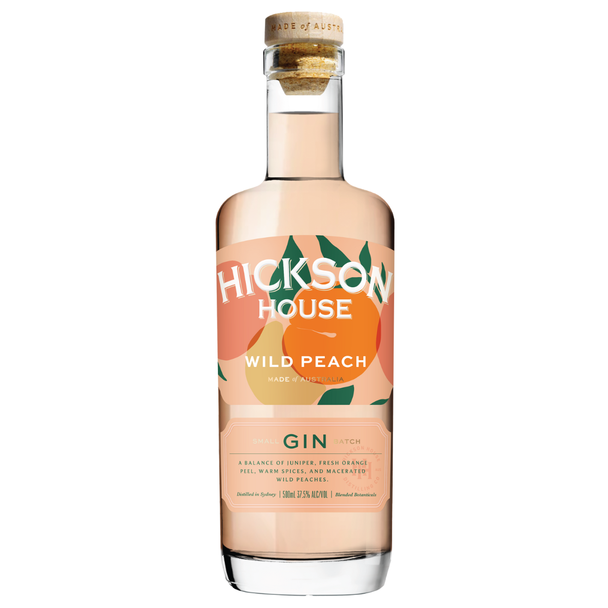 Hickson House Wild Peach Gin 500ML