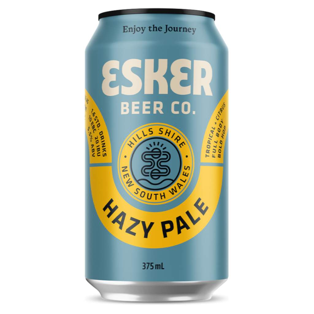 Esker Beer Hazy Pale Ale Case 375ml X 16