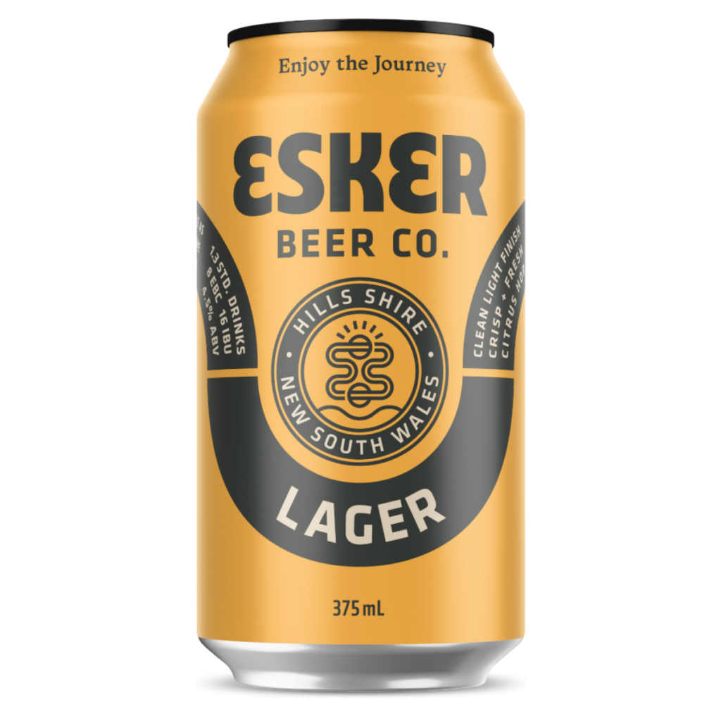 Esker Beer Lager Case 375ml X 24