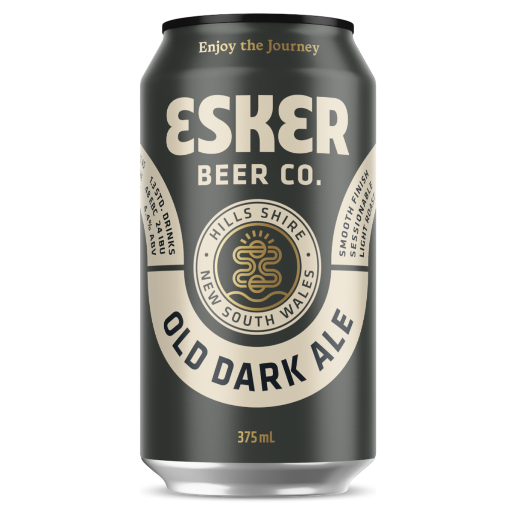 Esker Beer Old Dark Ale Case 375ml X 24