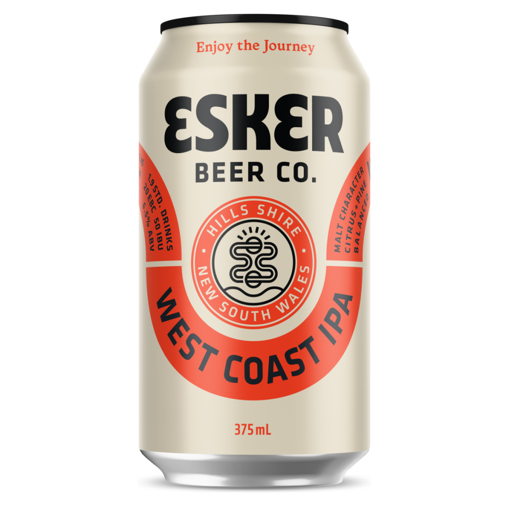 Esker Beer West Coast Ipa Case 375ml X 16