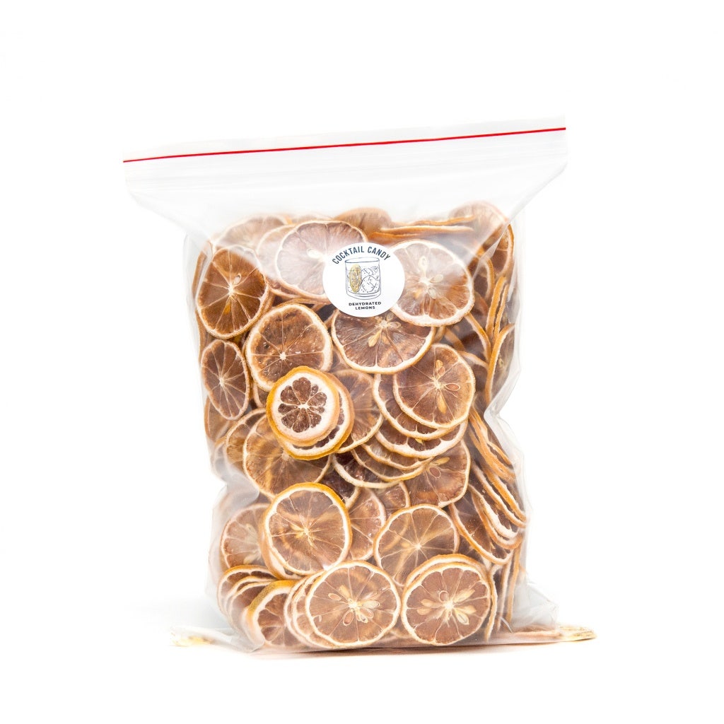 Cocktail Candy Dried / Dehydrated Lemons For Cocktails - Bulk Pac