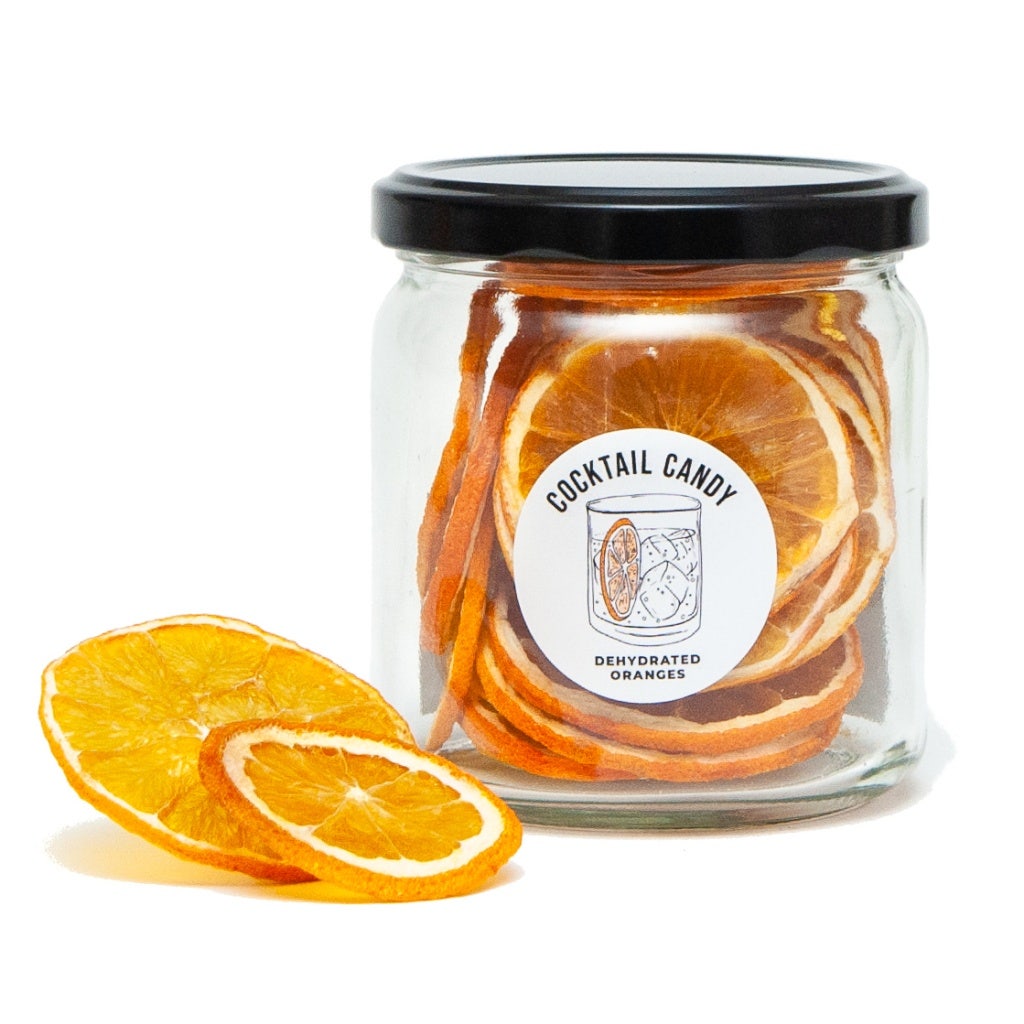 Cocktail Candy Dried / Dehydrated Oranges - Med Jar - 40g