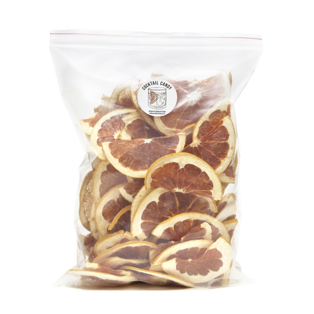 Cocktail Candy Dried / Dehydrated Ruby Red Grapefruit For Cocktai
