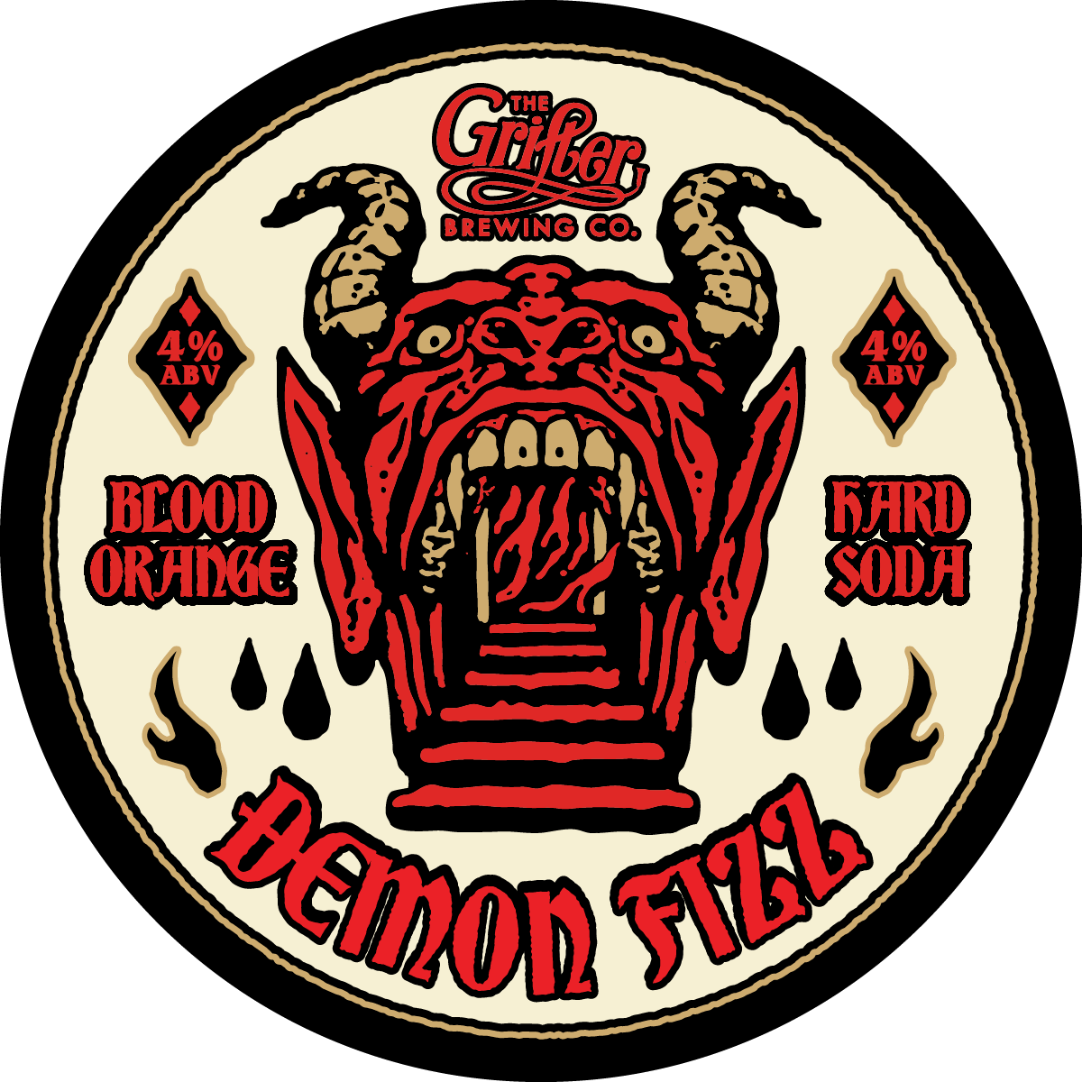 The Grifter Brewing Co Demon Fizz Hard Soda 50Lt