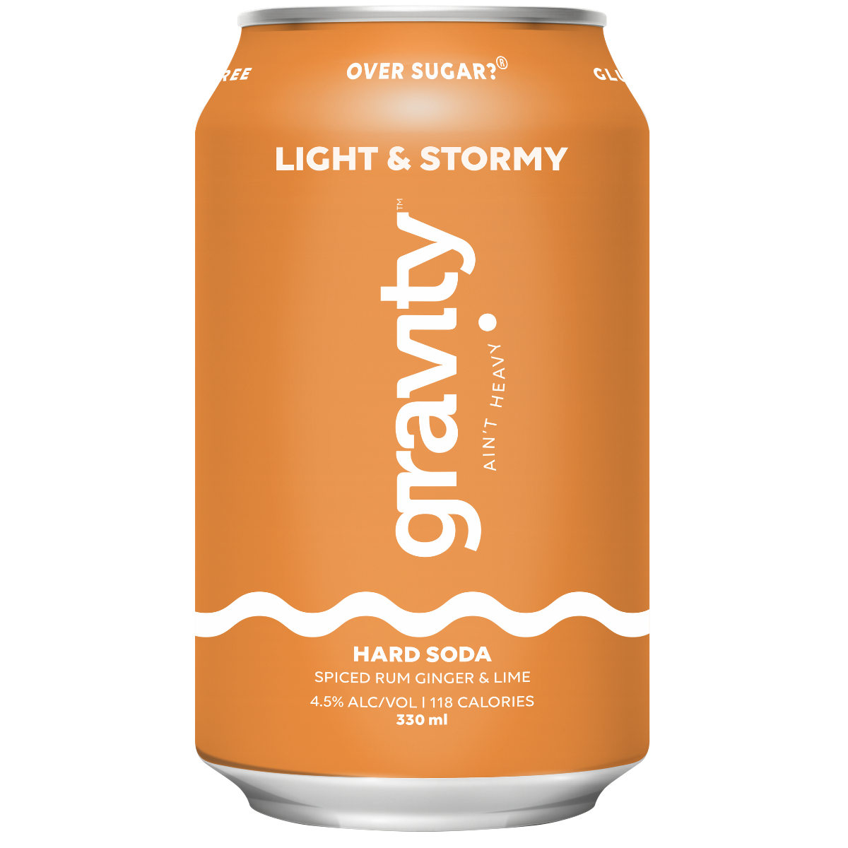 Gravity Seltzer Co. Hard Soda Light & Stormy 330ml