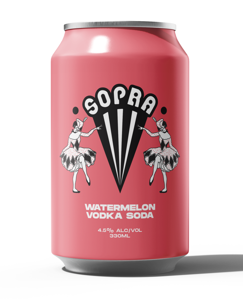 Sopra Watermelon Vodka Soda 330ml