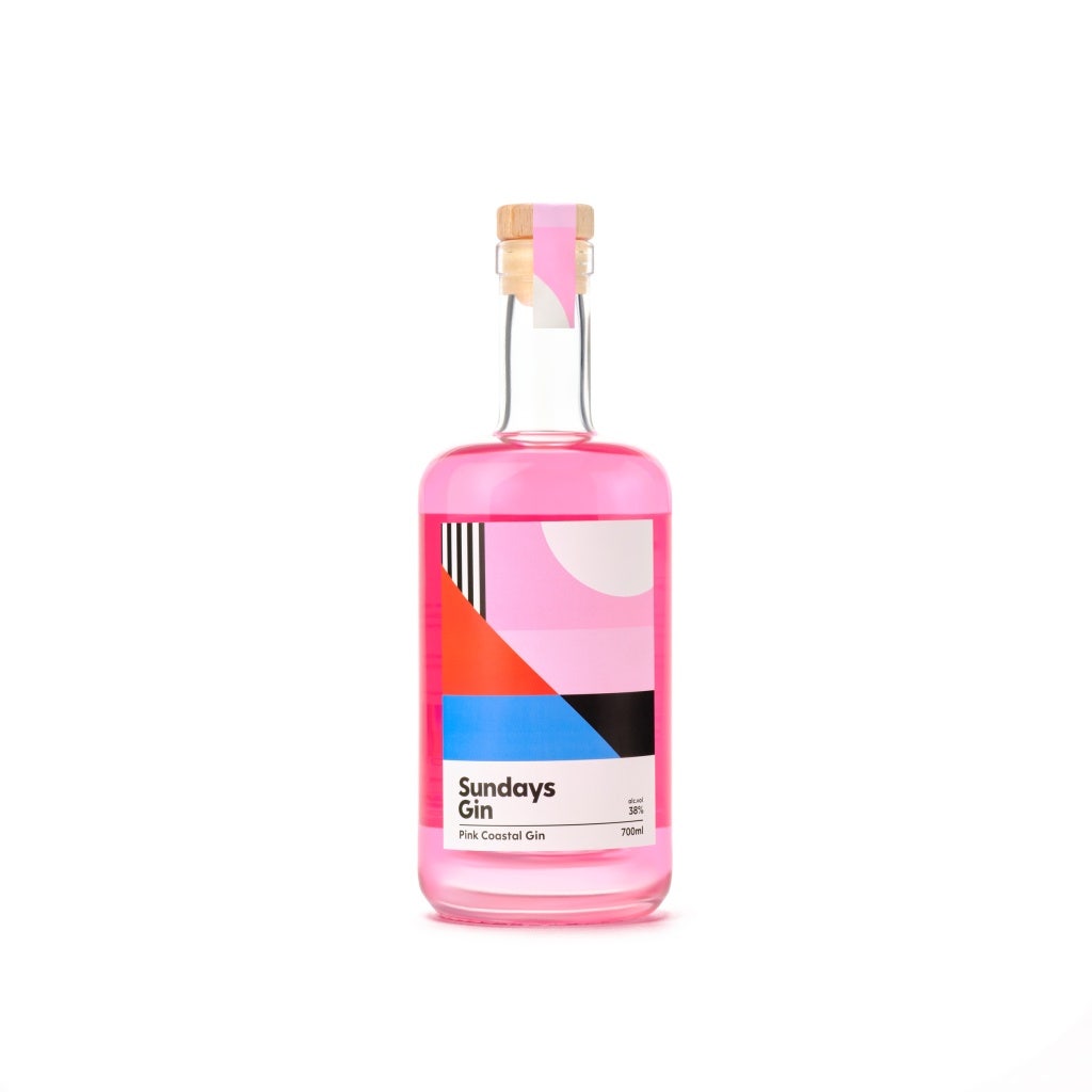Sundays Distilling Pink Coastal Gin 700ml