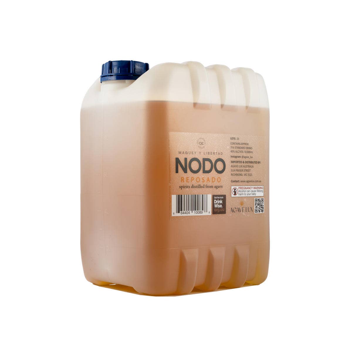NODO Reposado Tequilana 10Lt