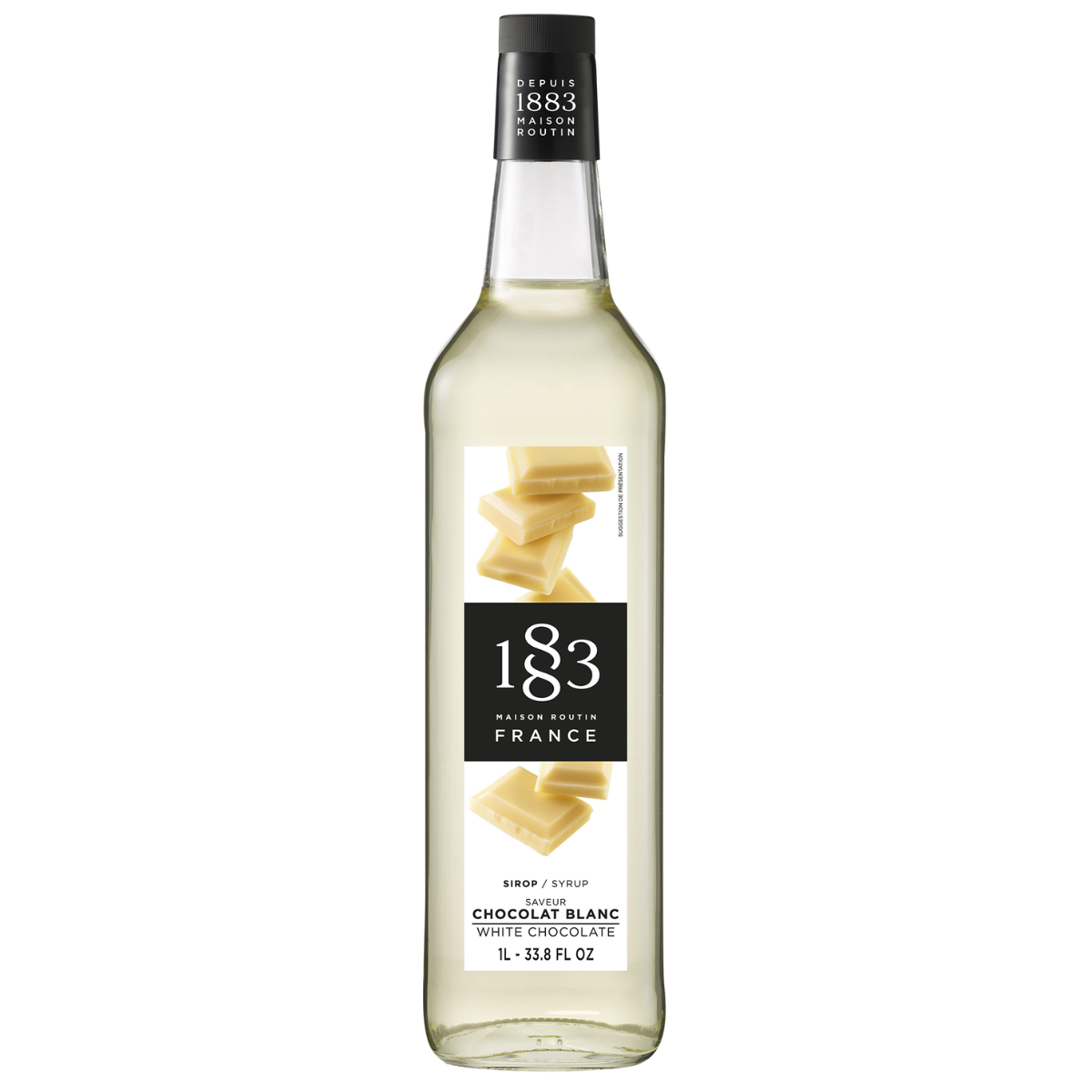 1883 Maison Routin White Chocolate Syrup GLS 1Lt
